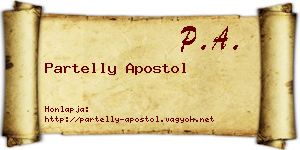 Partelly Apostol névjegykártya
